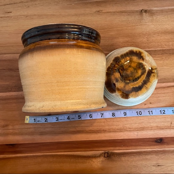 Big Vintage Jar with Lid Made in Canada - Picture 10 of 10